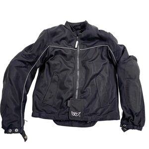 MOTOGP Women's Small Motor Cycle Jacket w/ Elbow, Shoulder, Back Protection